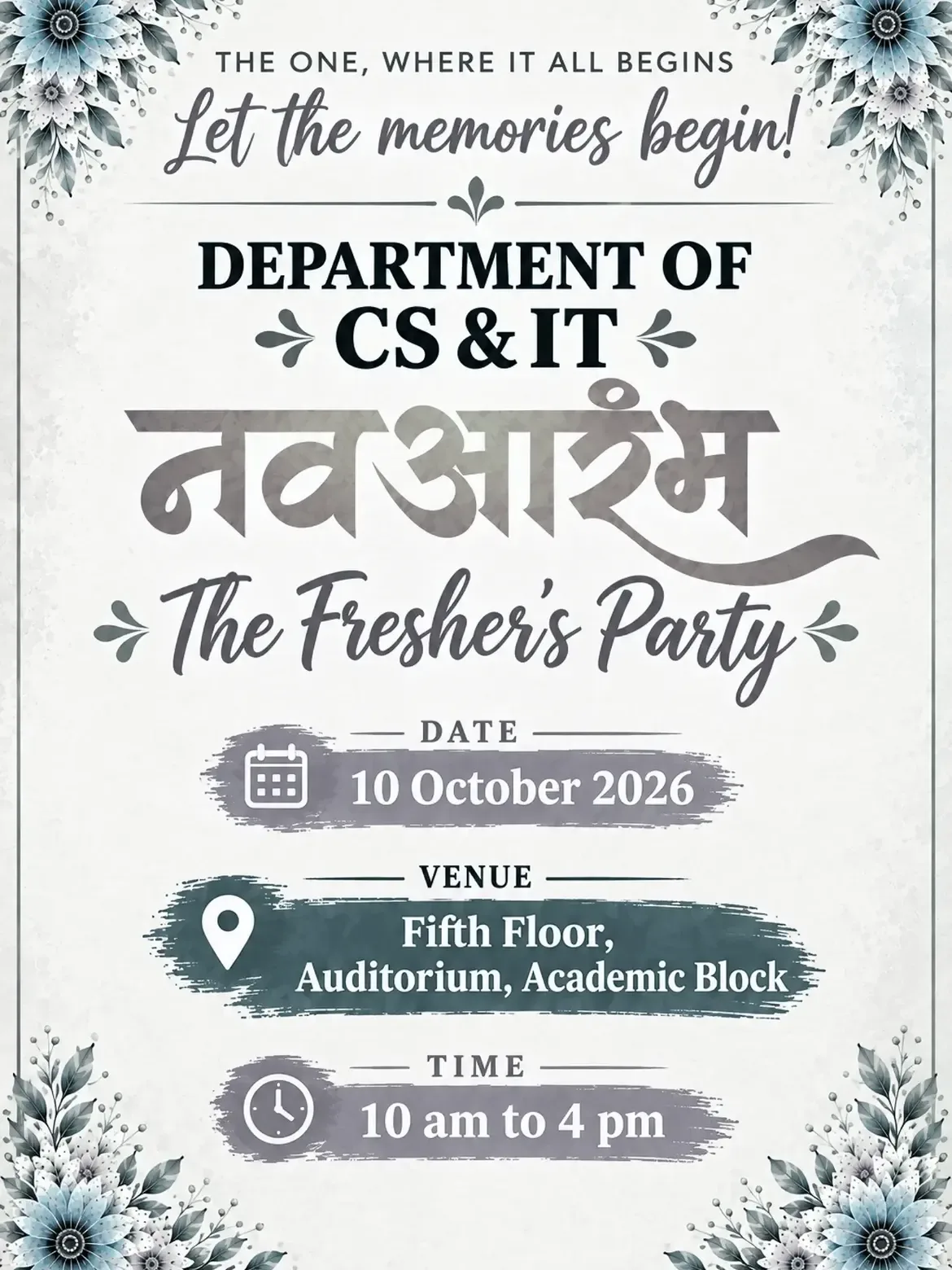 NAV - AARAMBH 2k26🎊